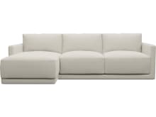Haven Apt Toorak Pearl Chaise Sofa color Toorak Pearl
