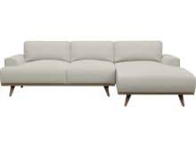 Dane California Ivory Chaise Sofa - 3 Seater color California Ivory