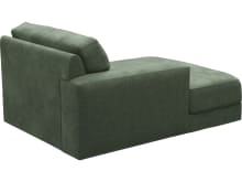 Monica Tribute Dark Jade Left Arm Facing Chaise Module color Tribute Dark Jade