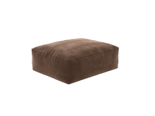 Riley Muse Chocolate Modular Big Ottoman color Muse Chocolate