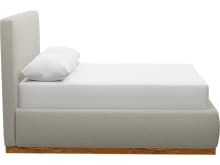 Haven Dark Gas Lift Bed California Ivory color California Ivory