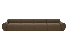 Malmo Blaze Mocha Sofa - 4 Seater color Blaze Mocha