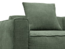 Riley Apt Tribute Dark Jade Sofa - 3 Seater Chaise color Tribute Dark Jade
