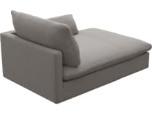 Willow Boucle Pumice Chaise Right Arm Facing Sofa Module color Boucle Pumice