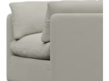 Willow California Ivory Armchair color California Ivory