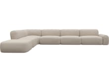 Beckett Santa Fe Sand Modular Sofa - 7 Piece color Santa Fe Sand