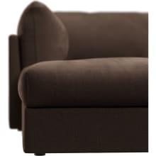 Finley Muse Chocolate Modular Sofa - 3 Seater and Ottoman color Muse Chocolate