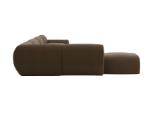 Malmo Blaze Mocha Sofa - 6 Seater LAF Terminal color Blaze Mocha