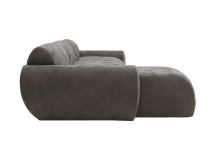 Malmo Muse Mink Chaise Sofa - 3 Seater color Muse Mink