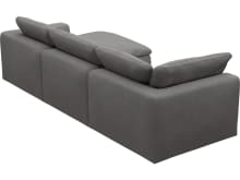 Cloud Deep California Slate Modular Sofa - 3 Seater Chaise color California Slate