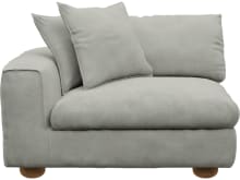 Tully Sofa Modules Slip Covers Toorak Pebble color Toorak Pebble