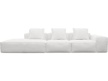 Riley Noa Fog Modular Sofa - 1x Arm, 2x Armless, 1x Left Terminal color Noa Fog
