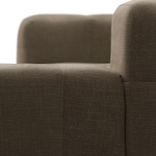 Lucello Tribute Walnut Modular Sofa with Ottoman - 3 Piece color Tribute Walnut