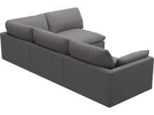 Willow California Slate Corner Sofa - 4 Seater RAF Terminal color California Slate