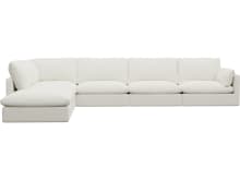 Willow Tribute Shell Modular Sofa - 6 Seater LAF Terminal color Tribute Shell