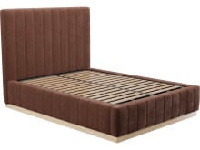 Brentwood Gas Lift Bed Muse Rust color Muse Rust