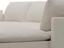 Willow Toorak Pearl Modular Sofa - 6 Seater RAF Terminal color Toorak Pearl