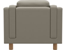 Hayes Plaza Natural Armchair color Plaza Natural