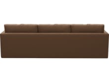 Haven Apt Tribute Chestnut Chaise Sofa color Tribute Chestnut