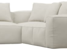 Riley Toorak Pearl Modular Sofa - Arm, 2x Armless, Corner, Left Terminal color Toorak Pearl