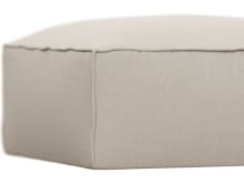 Kai Santa Fe Sand Ottoman color Santa Fe Sand