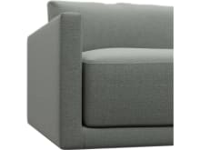 Haven Tribute Storm Left Arm Facing Chair Sofa Module color Tribute Storm