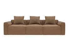 Riley Apt Tribute Chestnut Sofa - 3 Seater color Tribute Chestnut