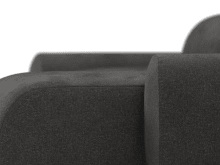 Malmo California Charcoal Chaise Sofa - 3 Seater color California Charcoal