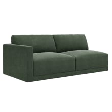 Haven Muse Forest Left Arm Facing 3 Seater Module color Muse Forest