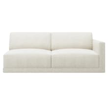 Haven Boucle Ivory Right Arm Facing 3 Seater Module color Boucle Ivory