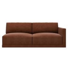 Haven Muse Rust Right Arm Facing 3 Seater Module color Muse Rust
