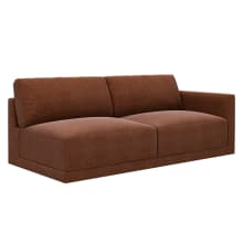 Haven Muse Rust Right Arm Facing 3 Seater Module color Muse Rust