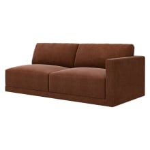 Haven Muse Rust Right Arm Facing 3 Seater Module color Muse Rust