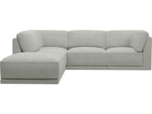 Emily Modular Sofa Toorak Pebble - 5 Piece color Toorak Pebble