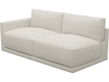 Haven Toorak Pearl Left Arm Facing 3 Seater Sofa Module color Toorak Pearl