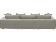 Tully Noa Desert Chaise Sofa - 3 Seater color Noa Desert