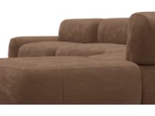 Beckett Tribute Chestnut Modular Sofa - 7 Piece color Tribute Chestnut