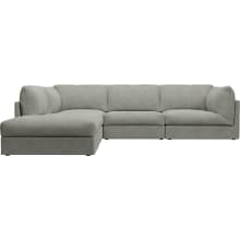 Finley Toorak Pebble Modular Sofa - 5 Seater LAF Terminal color Toorak Pebble