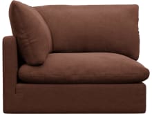 Willow Muse Rust Corner Sofa Module color Muse Rust