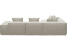 Riley Toorak Pearl Modular Sofa - Arm, 2x Armless, Corner, Left Terminal color Toorak Pearl