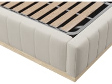 Brentwood Gas Lift Bed Toorak Pearl color Toorak Pearl