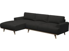 Dane California Charcoal Chaise Sofa - 3 Seater color California Charcoal