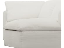 Cloud Deep Tribute Ice Modular Sofa - 3 Seater Chaise color Tribute Ice