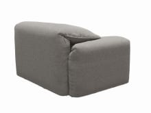 Clarence Boucle Pumice 2 Seat Left Arm Facing Sofa Module color Boucle Pumice