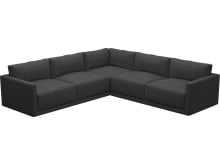Haven Plaza Flint Grey Modular Sofa - 7 Seater color Plaza Flint Grey