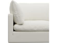 Willow Tribute Shell Corner Sofa Module color Tribute Shell