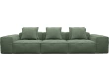 Riley Tribute Dark Jade Modular Sofa - 3 Seater color Tribute Dark Jade
