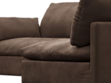 Willow Muse Chocolate Modular Sofa - 4 Seater RAF Terminal color Muse Chocolate