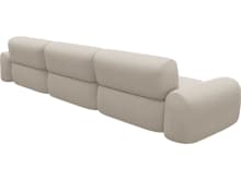 Beckett Santa Fe Sand Modular Sofa - 3 Seater color Santa Fe Sand