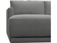 Haven Apt Maya Flint Chaise Sofa color Maya Flint